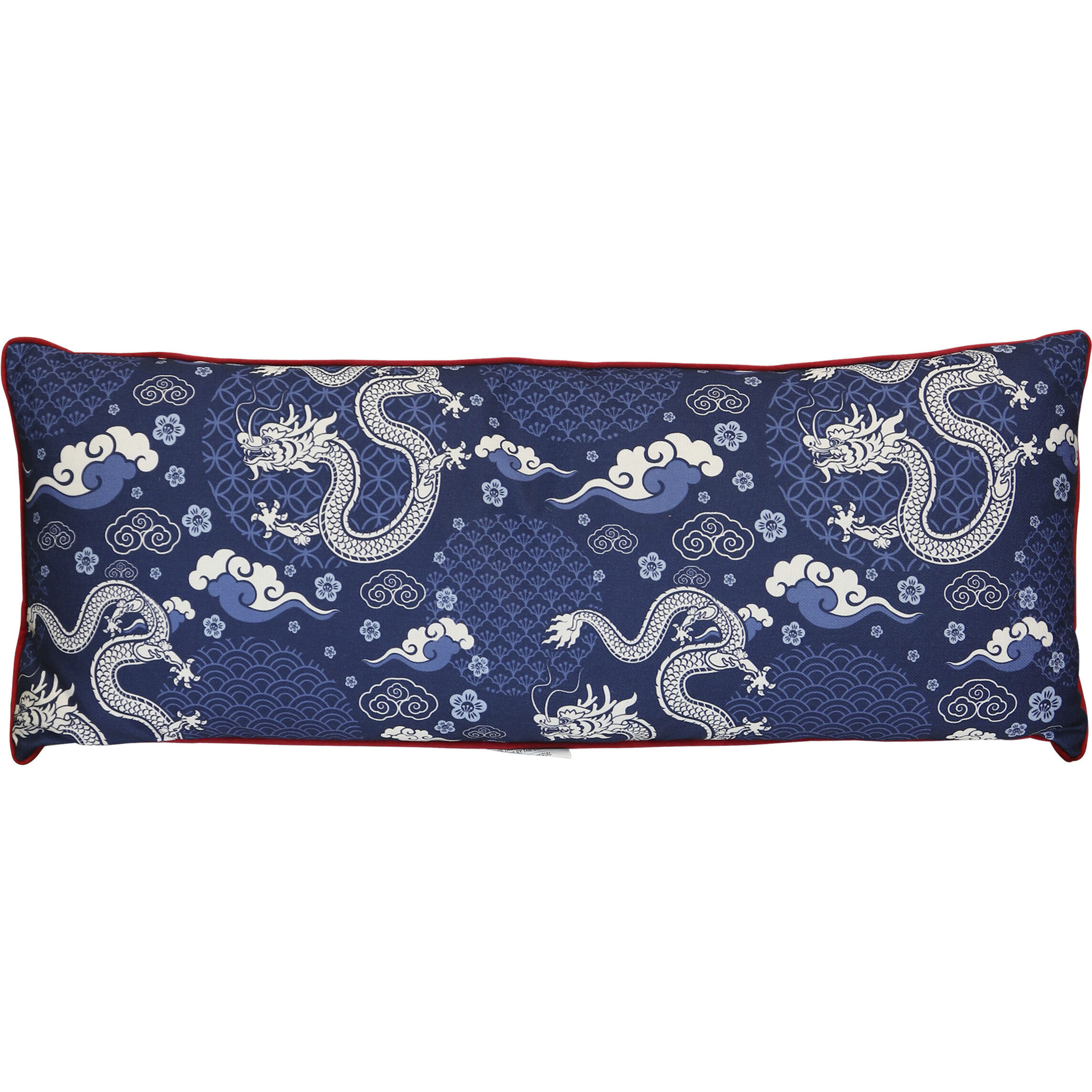 Chinoiserie 36 inch Deep Navy Pillow