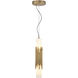 Venna LED 3 inch Antique Brass Pendant Ceiling Light