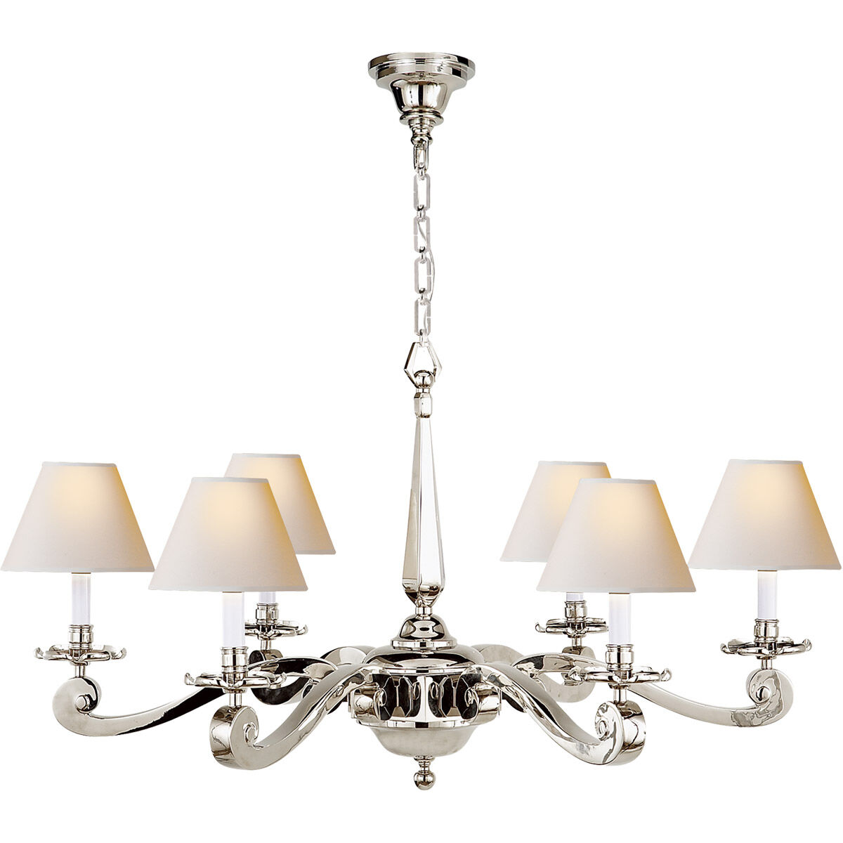 Alexa Hampton Myrna 6 Light 33.00 inch Chandelier