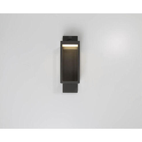 Ontario LED 15 inch Graphite Grey Outdoor Wall Mount 