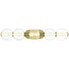 Atomo 5 Light 38 inch Gold Vanity Light Wall Light