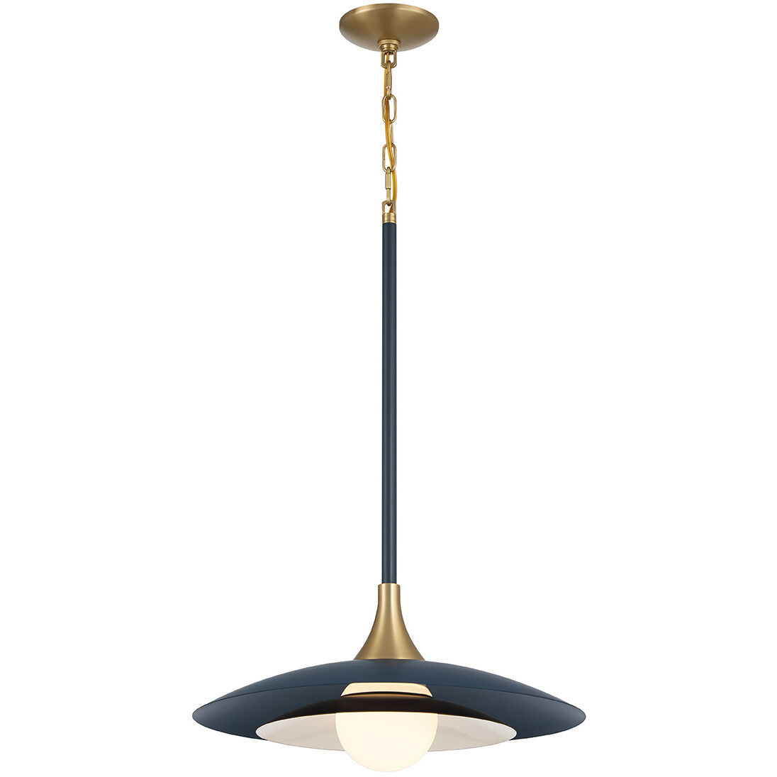 Welsh LED 18 inch Blue Pendant Ceiling Light