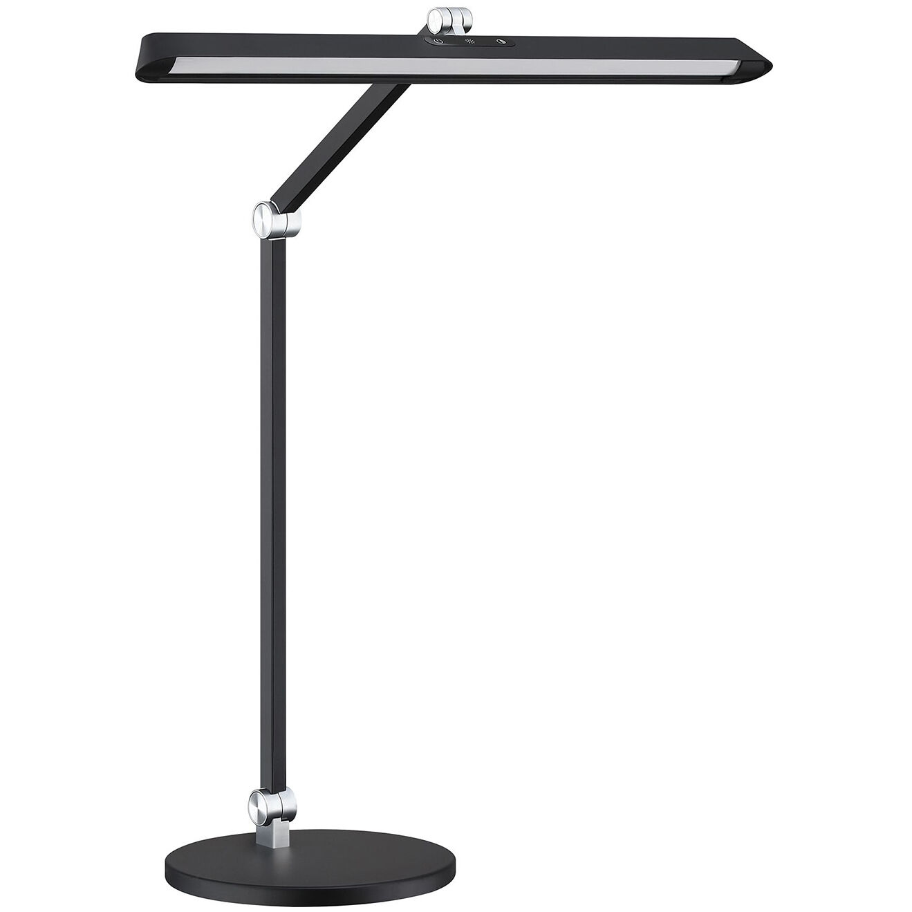 FLUX 15 inch 12 watt Black Desk Lamp Portable Light