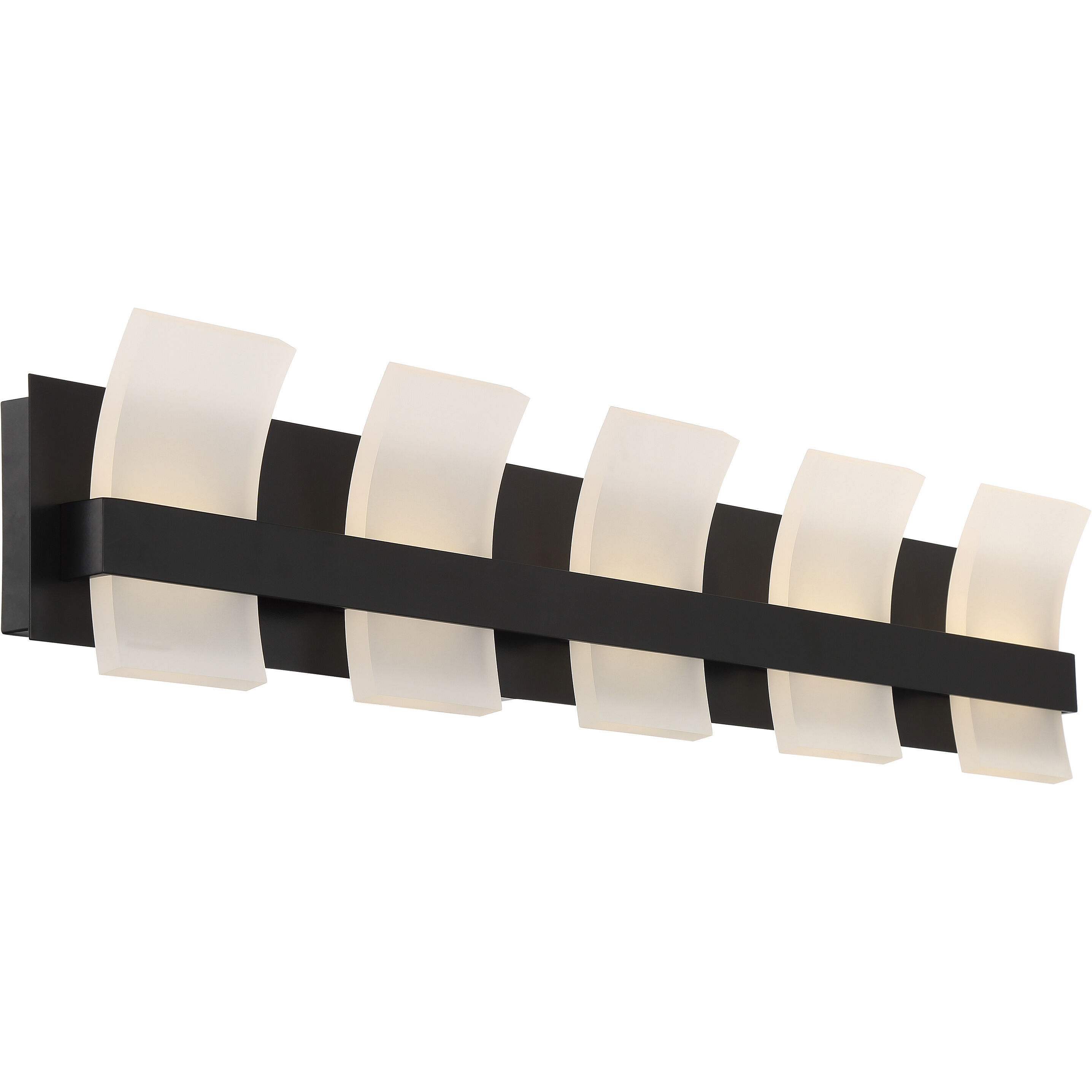 Cambridge LED 36.25 inch Black Vanity Light Wall Light