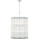 Glasbury 8 Light 22 inch Polished Nickel Chandelier Ceiling Light