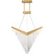 Vivien 1 Light 16 inch Gold Chandelier Ceiling Light