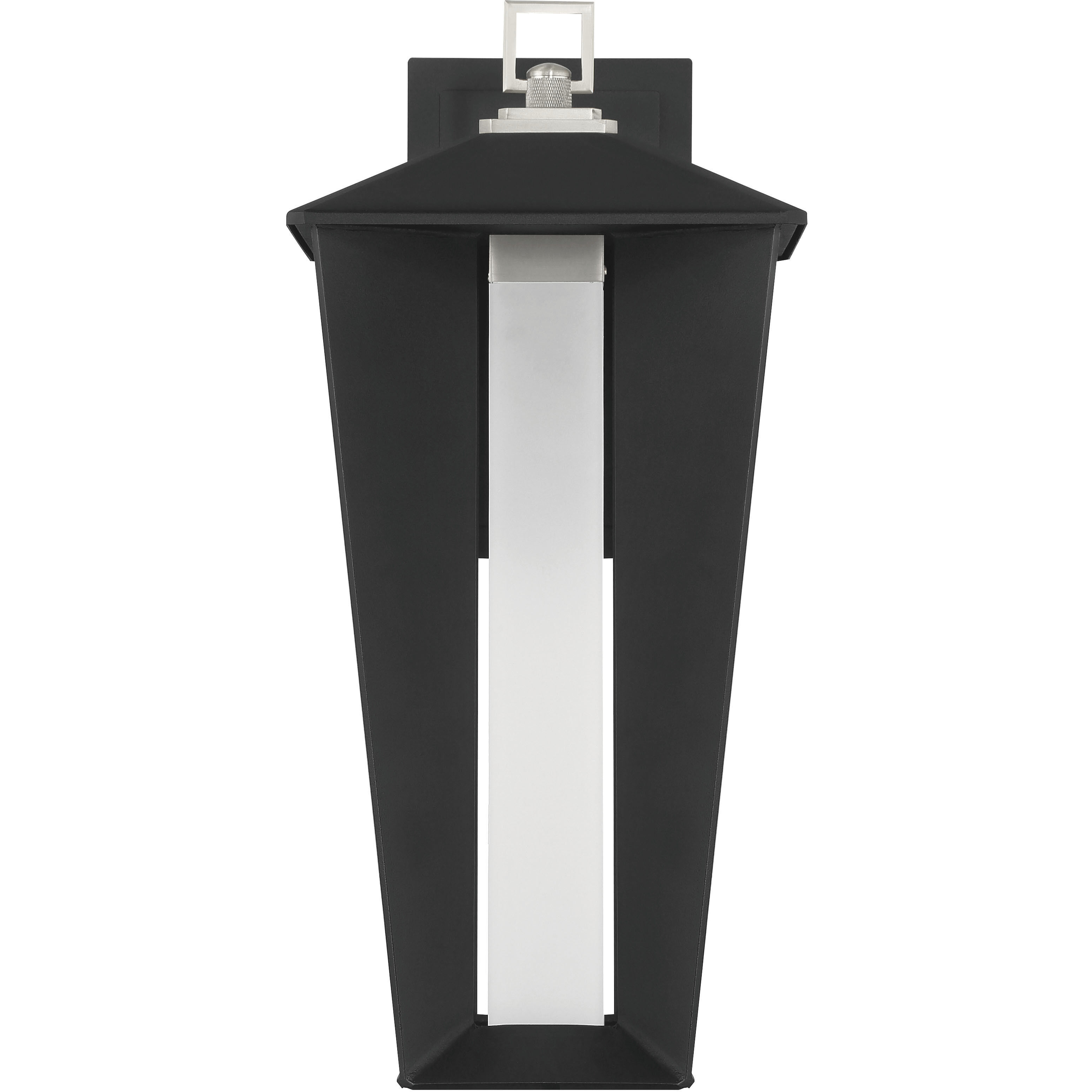 Andson LED 18.75 inch Satin Nickel-Sand Black Mix Outdoor Wall Sconce
