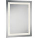 Aspen 32 X 24 inch Anodized Silver LED Mirror