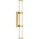 Fayton 1 Light 21 inch Gold Outdoor Wall Sconce