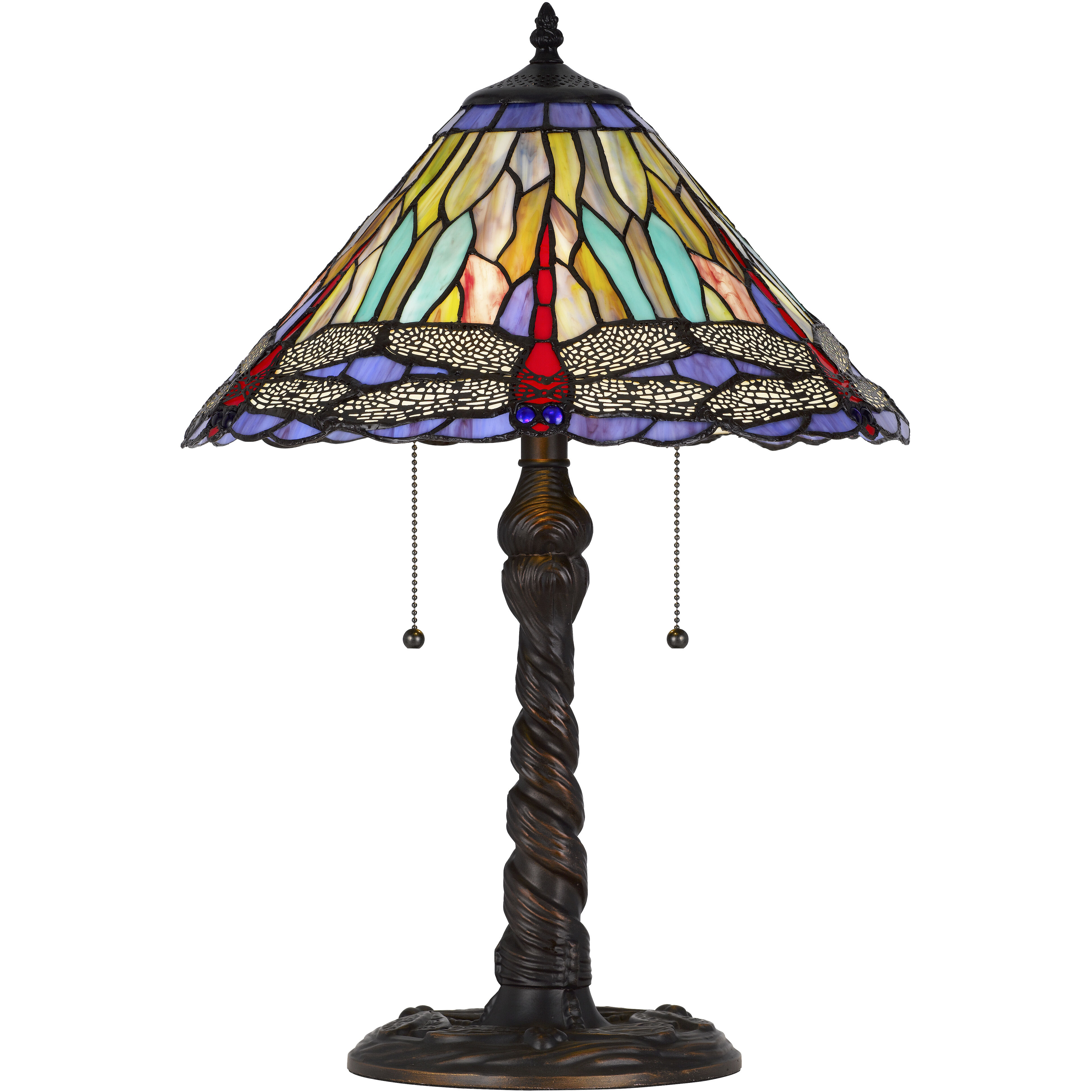 3109 Tiffany 23 inch 60.00 watt Dark Bronze Table Lamp Portable Light