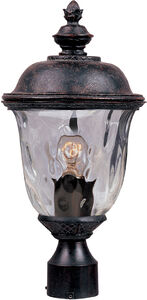 Carriage House DC 1 Light 20 inch Oriental Bronze Outdoor Pole/Post Lantern