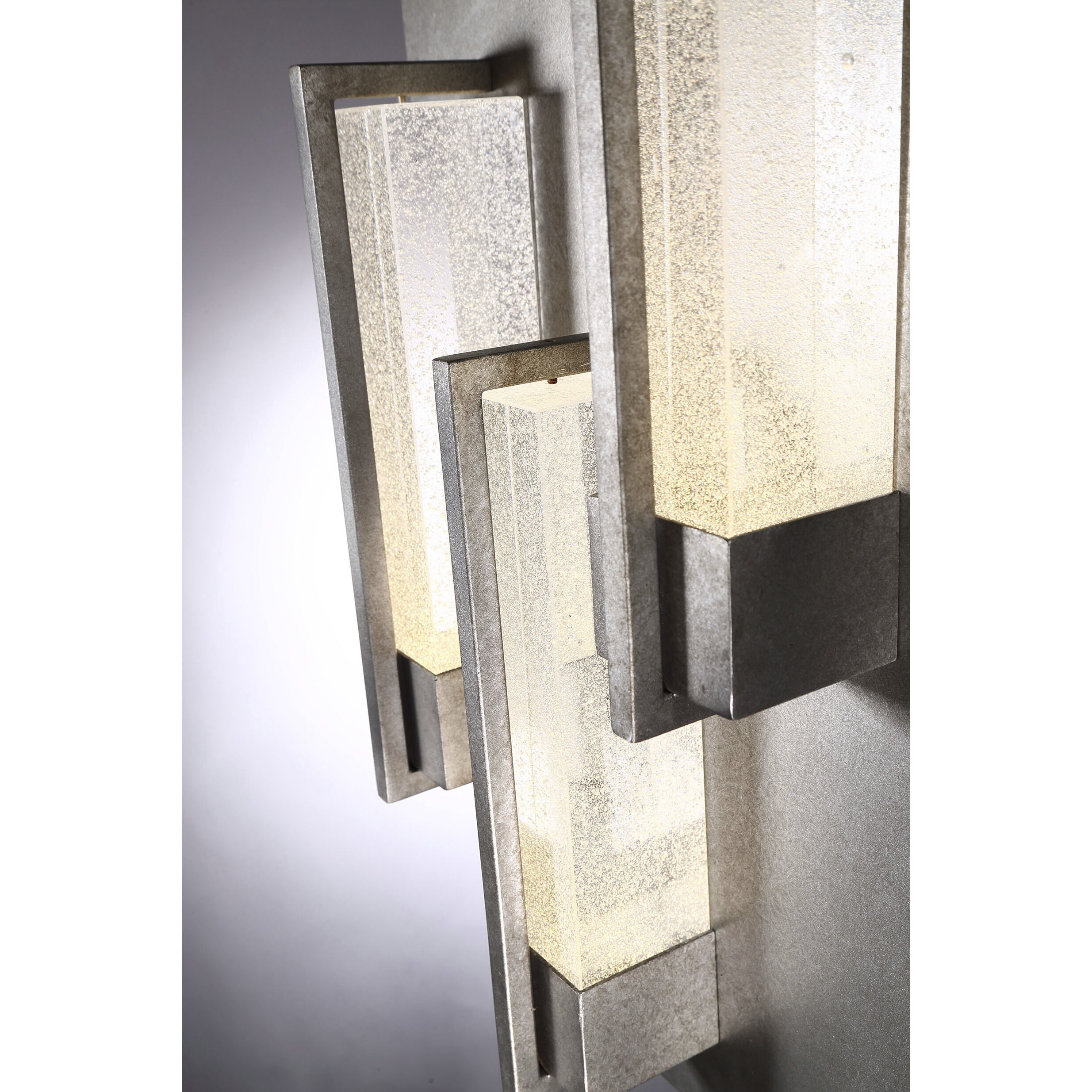 Pari LED 18 inch Antique Silver Outdoor Wall Mount