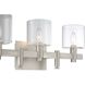 Decato 3 Light 21.25 inch Satin Nickel Vanity Light Wall Light