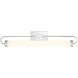 Tellie LED 35 inch Chrome Vanity Light Wall Light