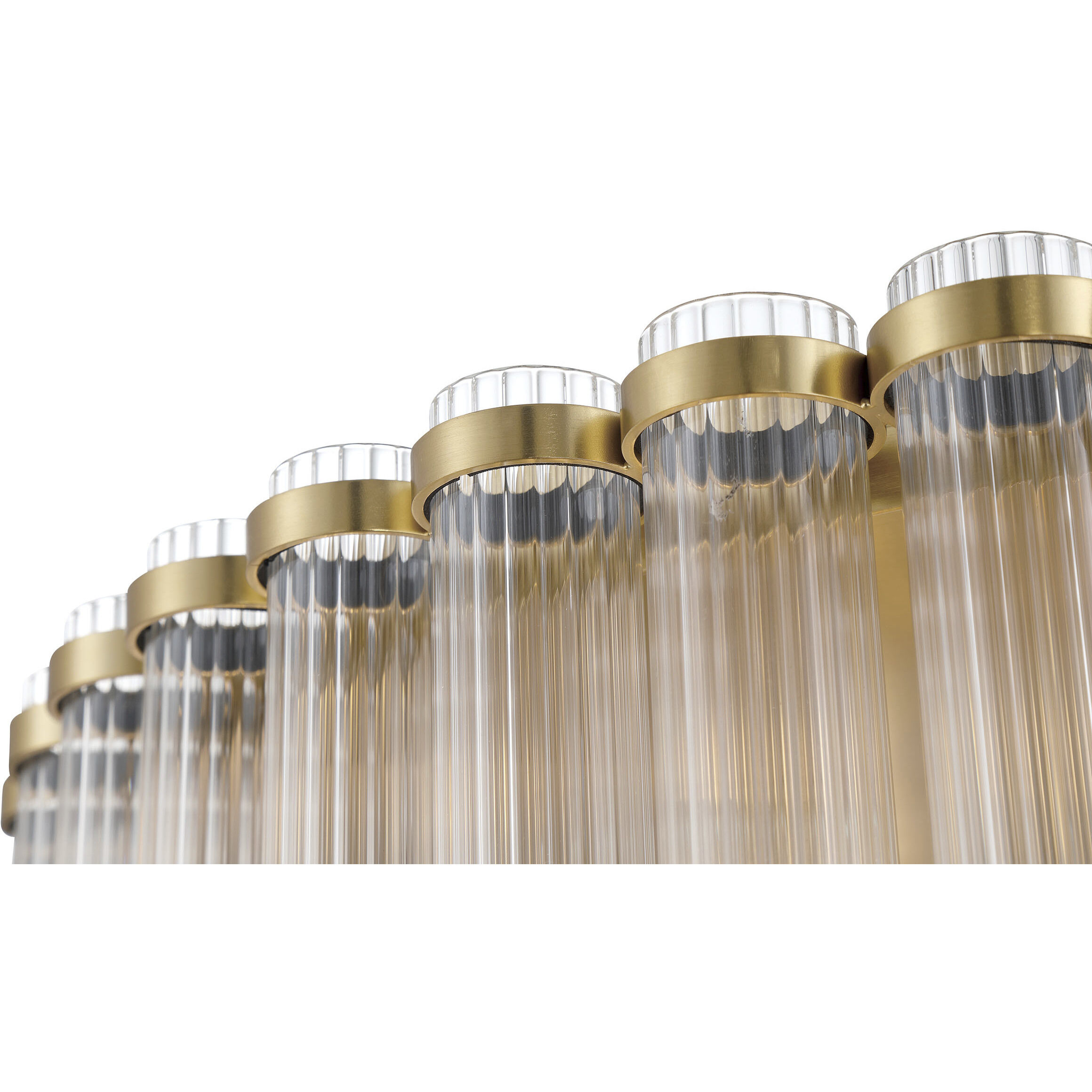 Glasbury 9 Light 23.75 inch Gold Flush Mount Ceiling Light