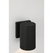 Plaza 100 LED 6.3 inch Black Outdoor Wall Mount