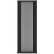 Dulton LED 14 inch Matte Black Outdoor Wall Sconce
