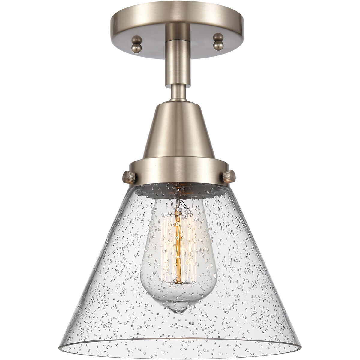 Franklin Restoration Large Cone 1 Light 7.75 inch Flush Mount