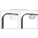Dagmar LED 33 inch Gold and Black Chandelier Ceiling Light