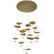 Lagatto LED 48 inch Bronze Chandelier Ceiling Light