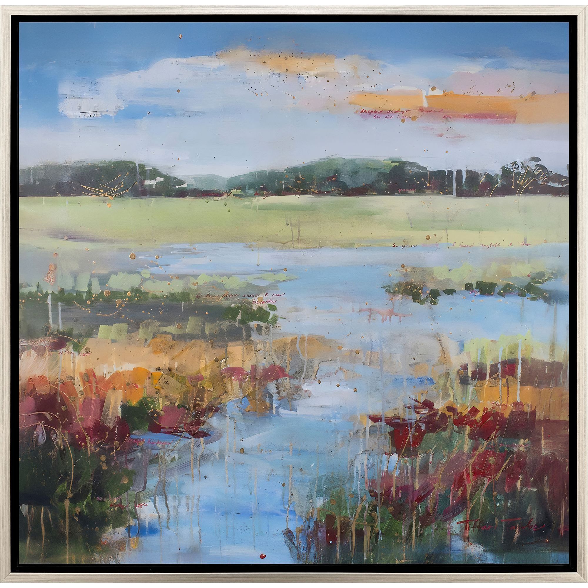 Propac Blue and Green and Red Canvas, Propac