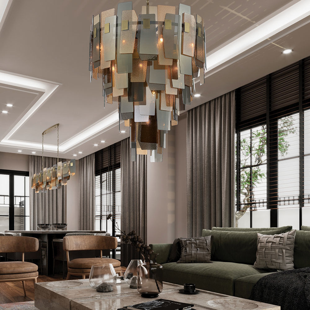 Cocolina 19 Light 29 inch Bronze Chandelier Ceiling Light