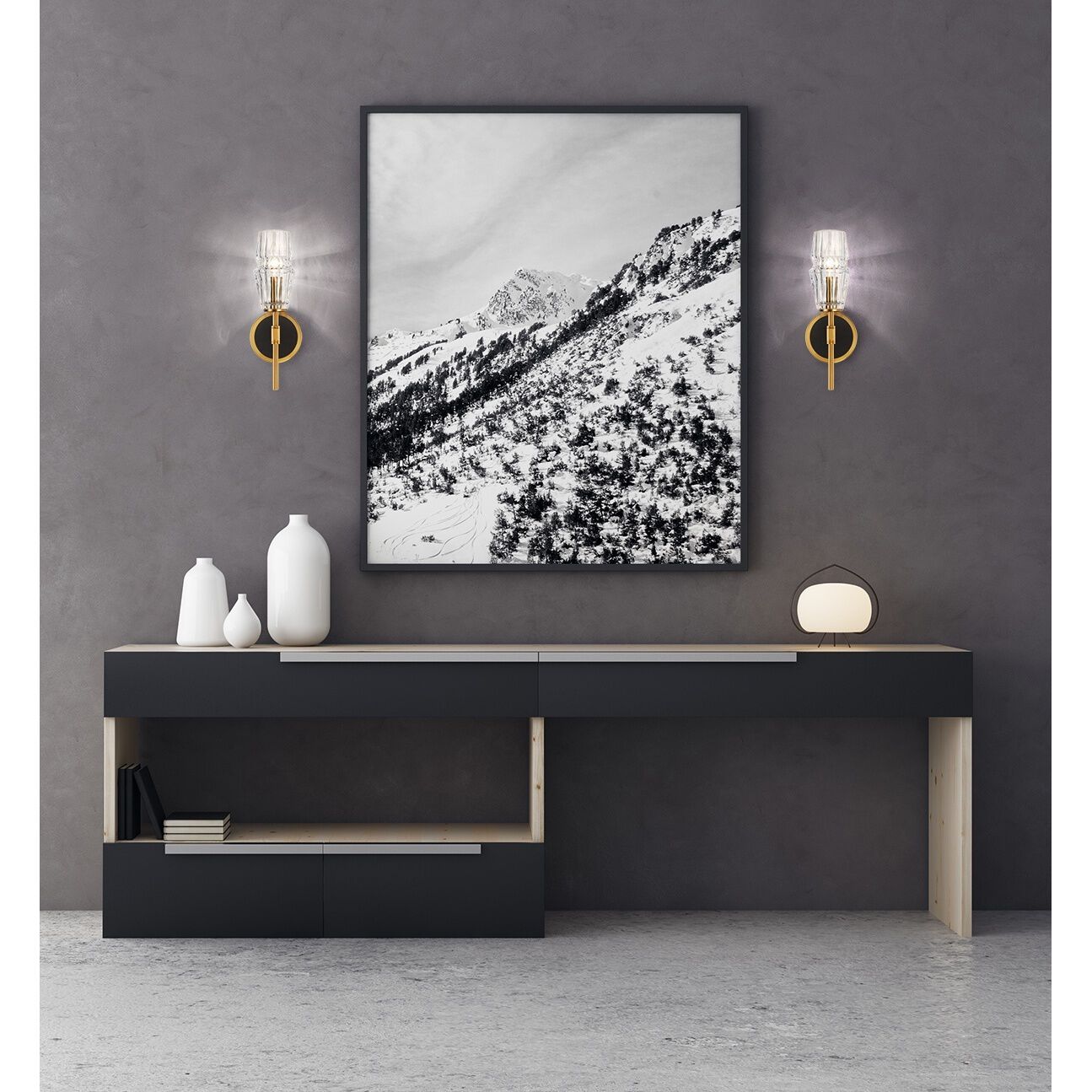 Gladstone 3 Light 21 inch Antique Brass/Black Chandelier Ceiling Light