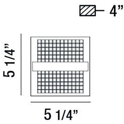 Raylan LED 5 inch Chrome Wall Sconce Wall Light