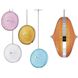 Caledonia LED 7 inch Chrome Pendant Ceiling Light in Clear, Small