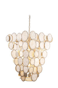 Calypso 9 Light 26 inch Calypso Silver Foyer Ceiling Light