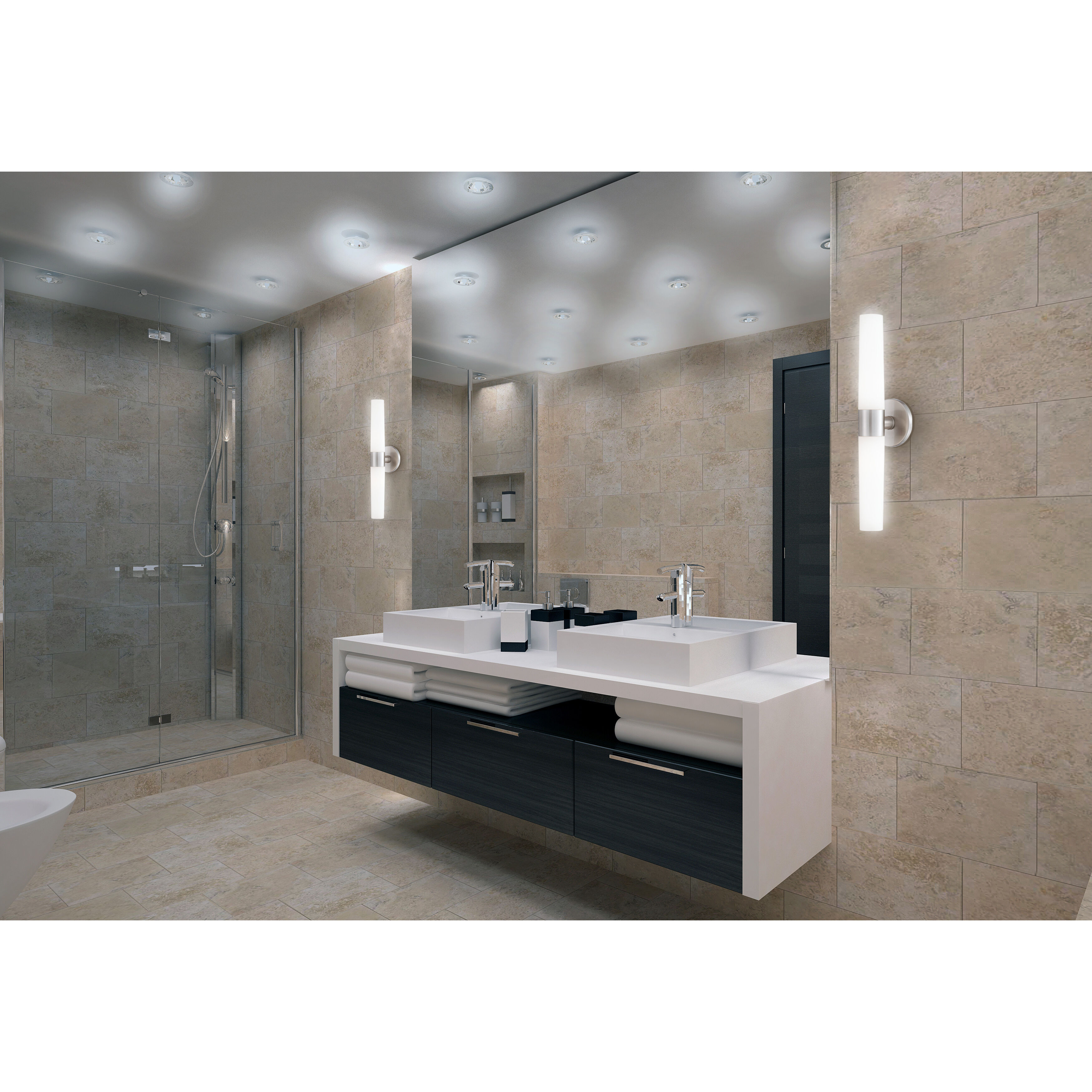 Vesper Wall Sconce Wall Light in Polished Nickel