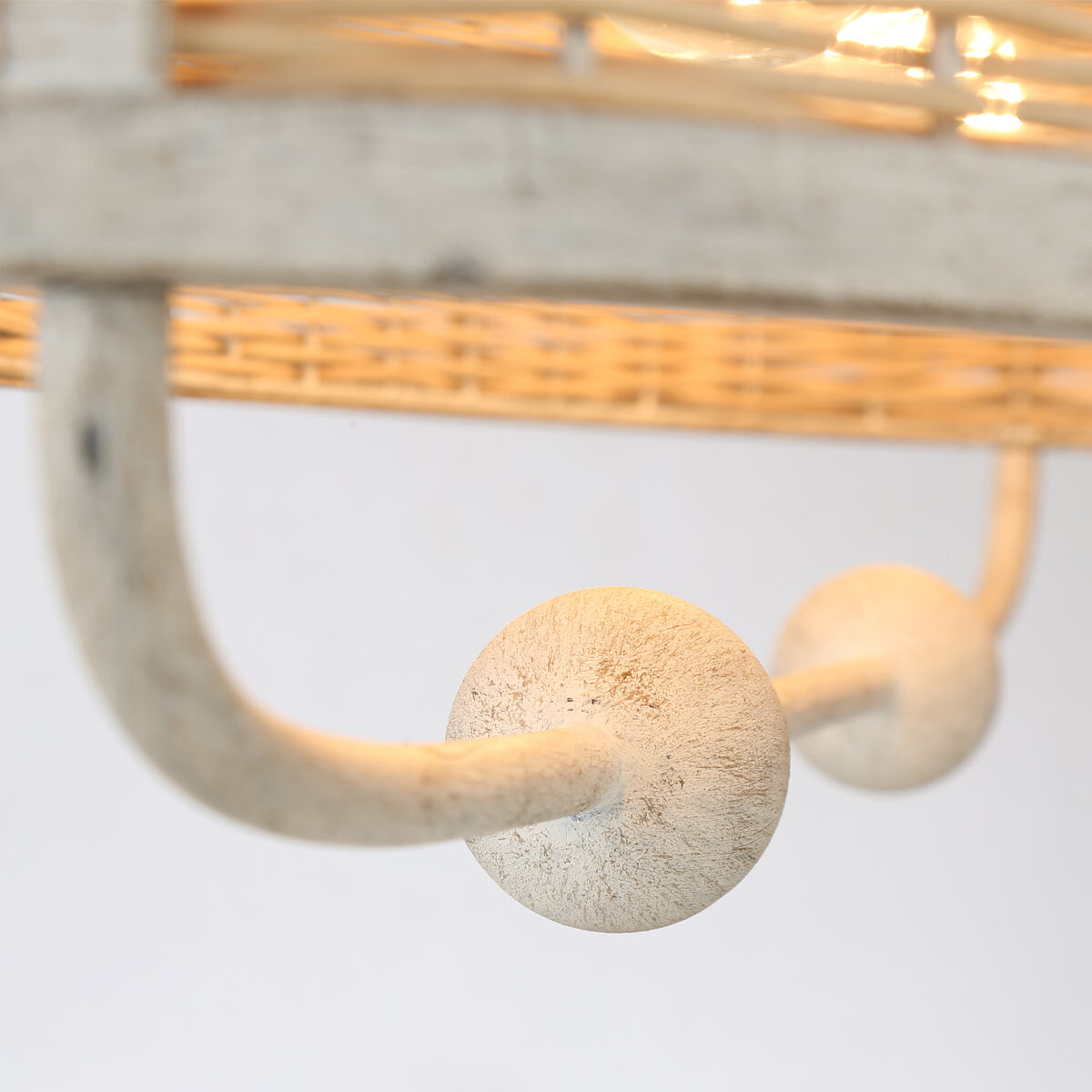 Comparelli 4 Light 12 inch Off White Chandelier Ceiling Light