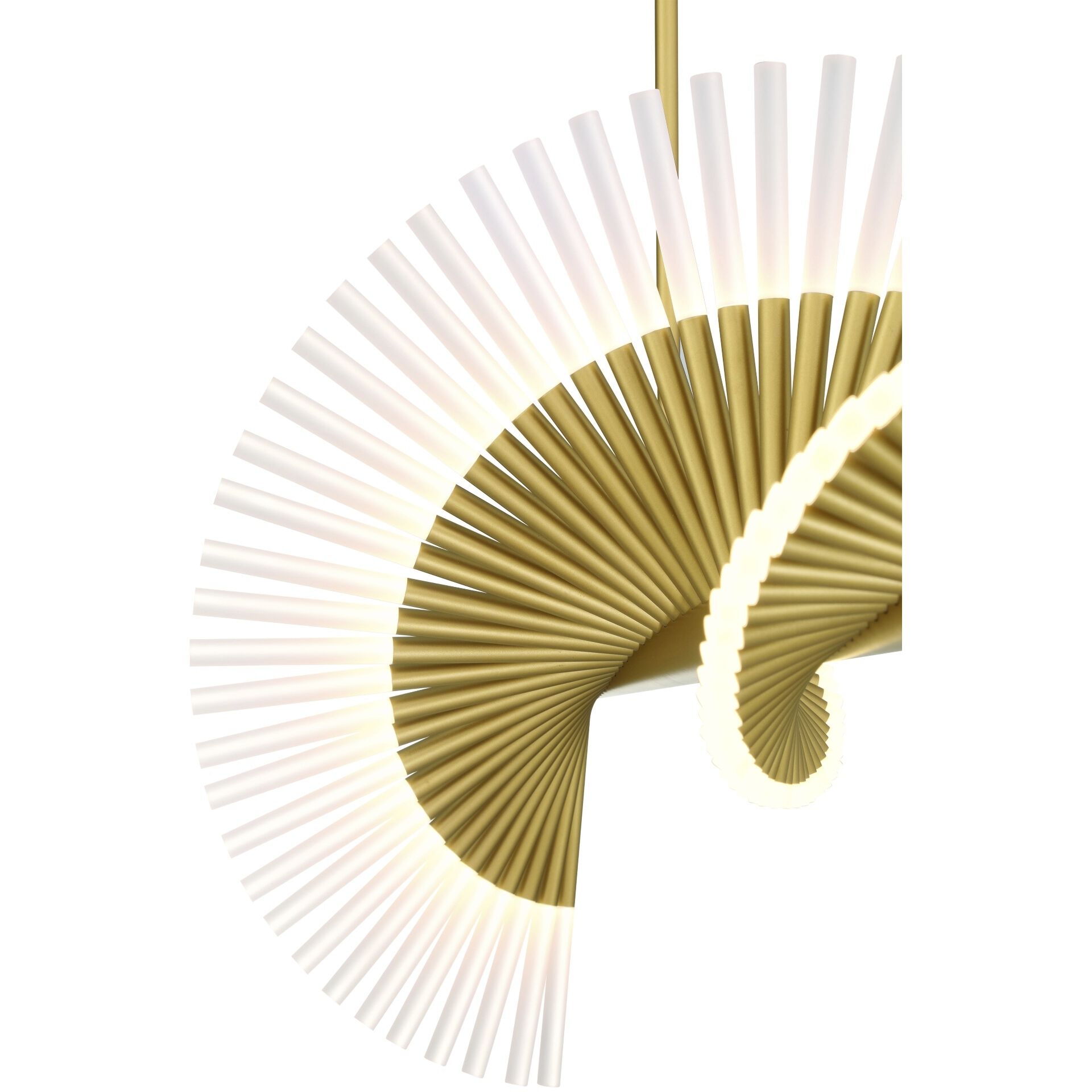 Voltik Linear Chandelier Ceiling Light in Gold