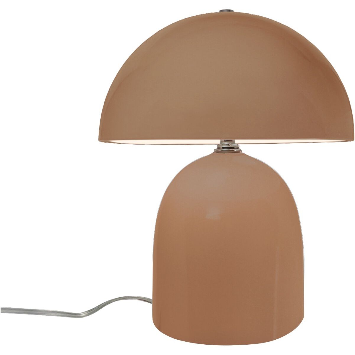 Portable 12 inch 60.00 watt Adobe and Polished Nickel Portable Lamp Portable Light