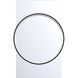 Trails 46 X 30 inch Matte Black LED Mirror