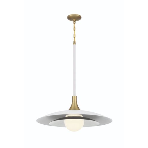 Welsh LED 24 inch White Pendant Ceiling Light