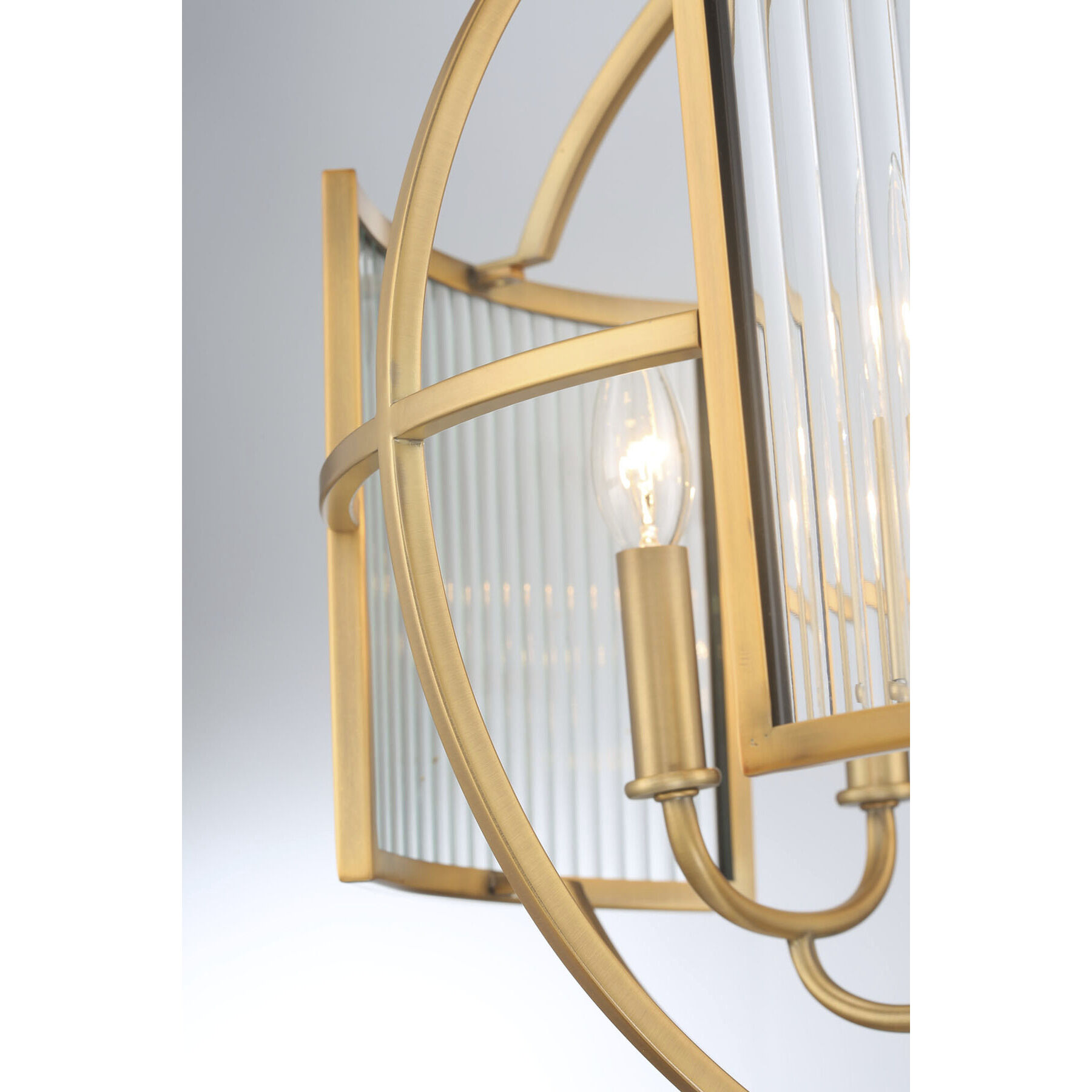 Manilow 6 Light 19 inch Brass Chandelier Ceiling Light