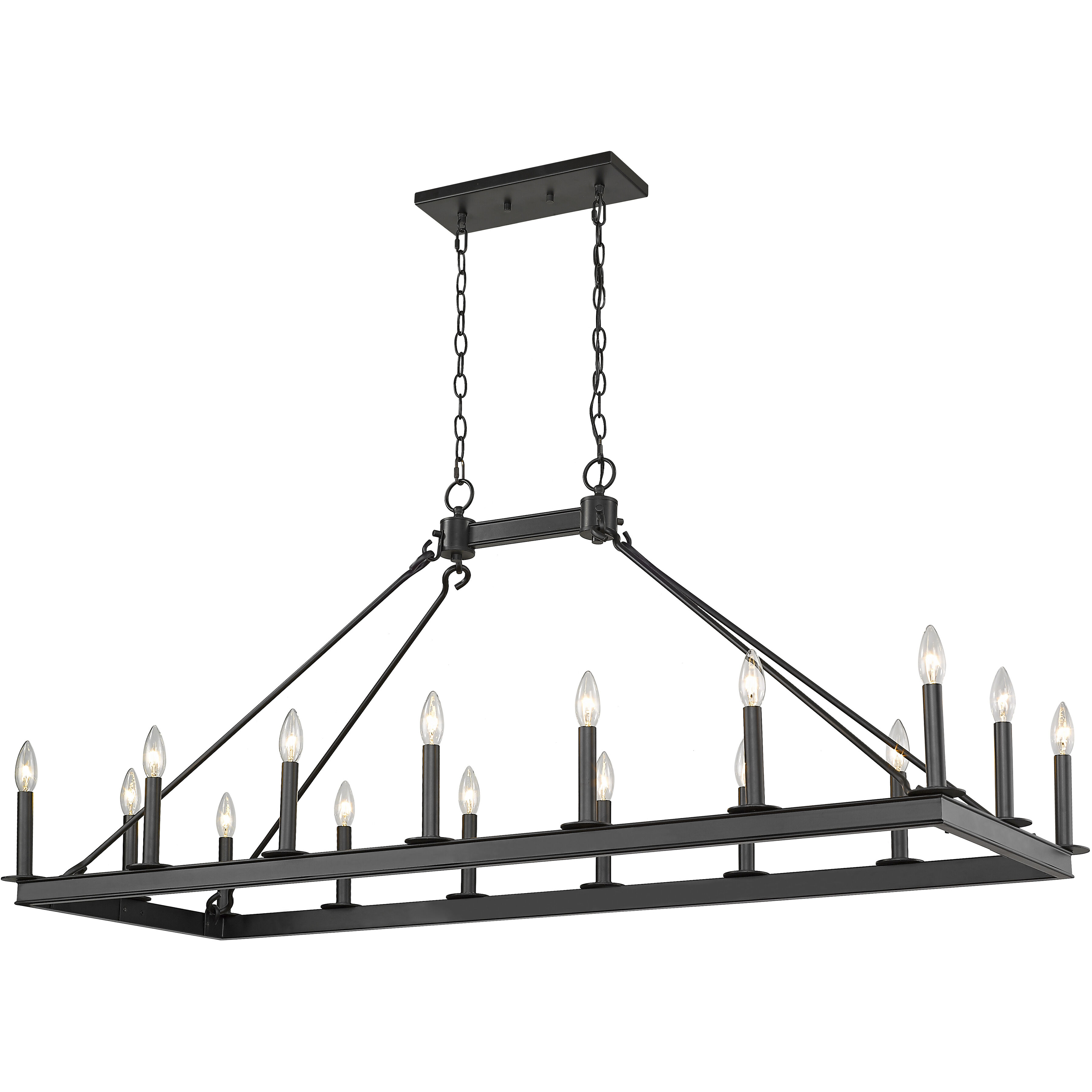 Barclay 16 Light 20.00 inch Island Light