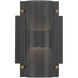 Westcliffe LED 8 inch Gold and Black Outdoor Wall Sconce