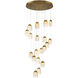 Paget LED 28.75 inch Gold Chandelier Ceiling Light