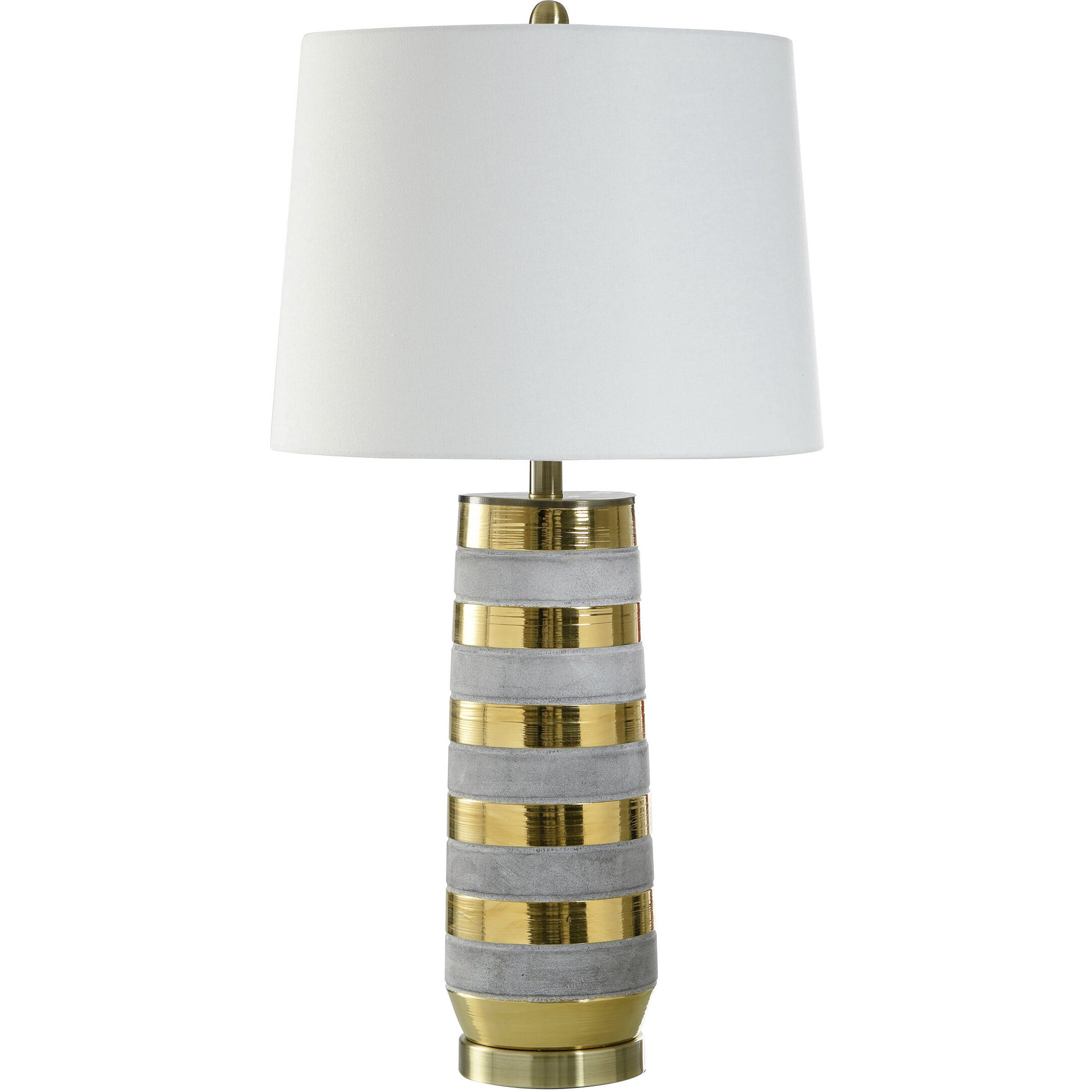 Sundisk 30.5 inch 150.00 watt Polished Gold Table Lamp Portable Light