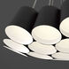 Borto LED 20 inch Grey Chandelier Ceiling Light