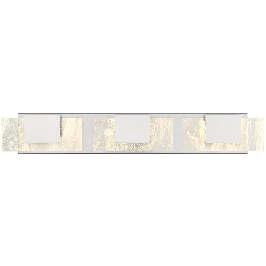 Kasha LED 27.75 inch Chrome Vanity Light Wall Light