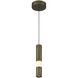 Ronda 1 Light 2 inch Weathered Brass Standard Pendant Ceiling Light