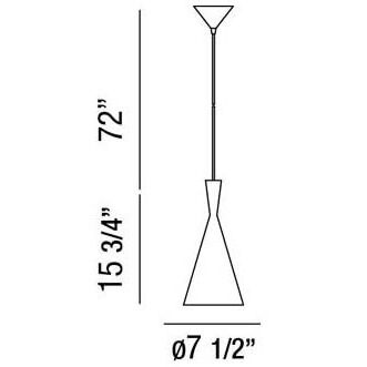 Bronx 1 Light 7.5 inch Satin Nickel Pendant Ceiling Light