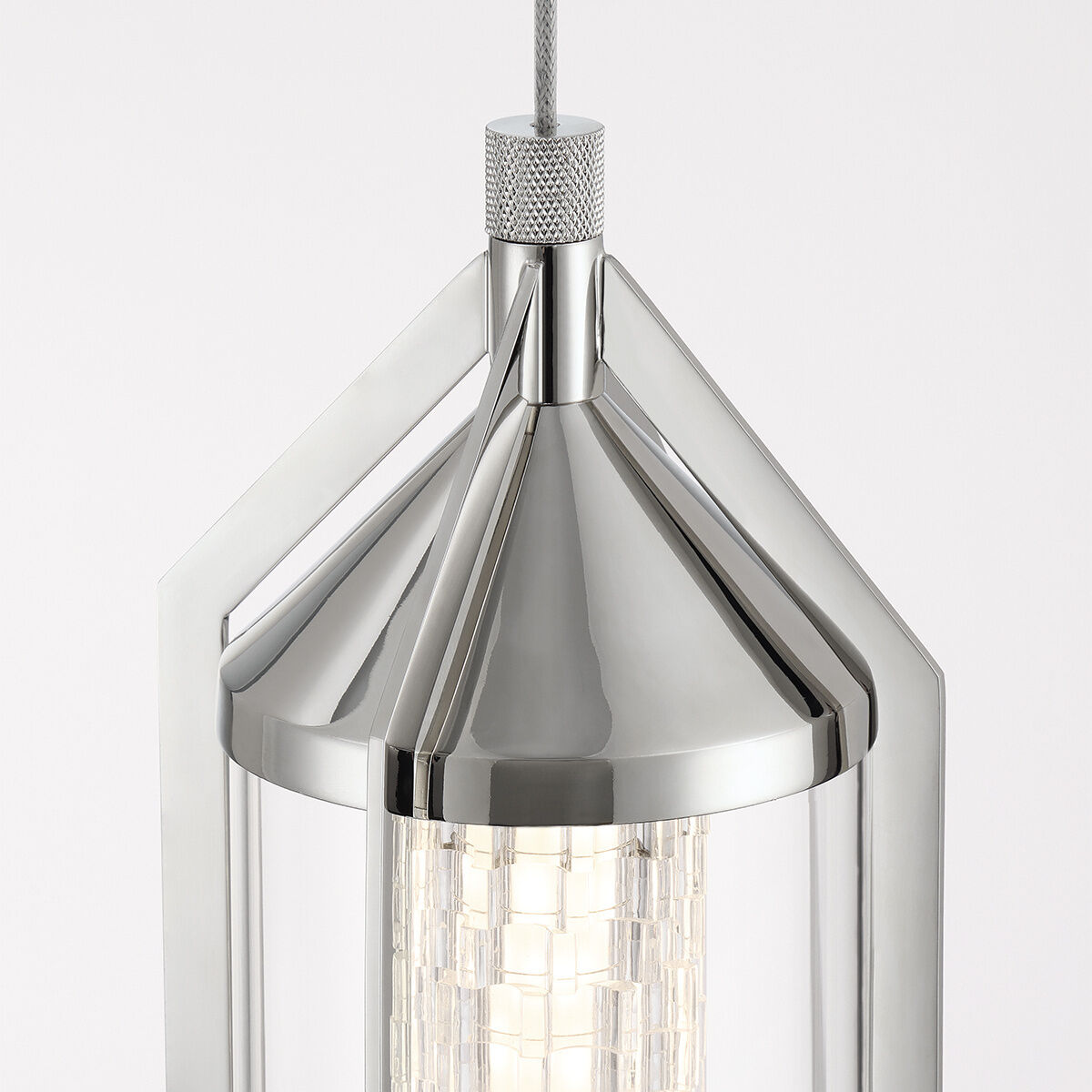 Espada LED 5.25 inch Polished Nickel Pendant Ceiling Light