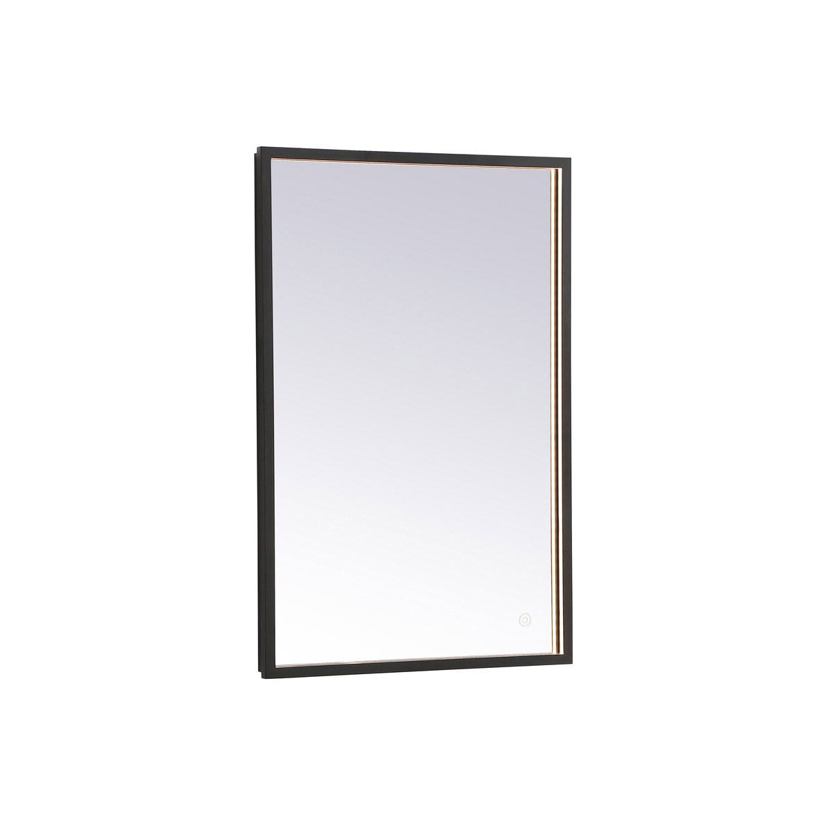 Pier 30 X 18 inch Black LED Mirror