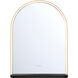 Serin 32 X 24 inch Gold and Black Mirror