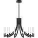 Olette 12 Light 36 inch Black Chandelier Ceiling Light