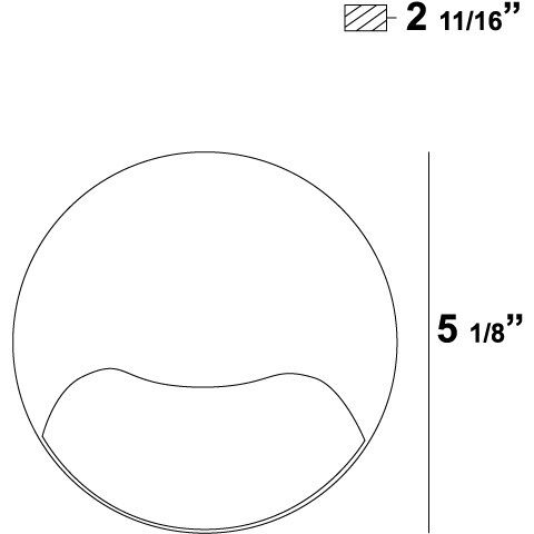 Ontario LED Marine Grey Outdoor Wall Mount